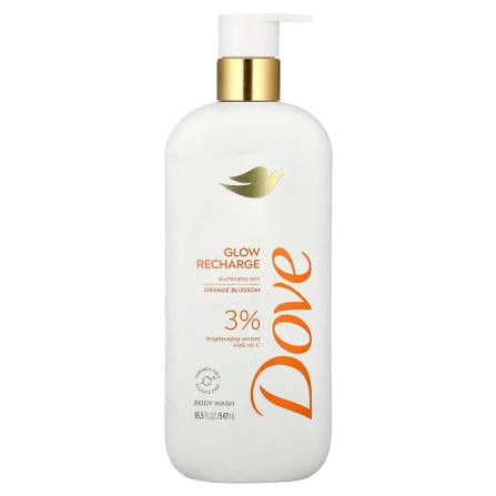 Dove glow recharge body wash