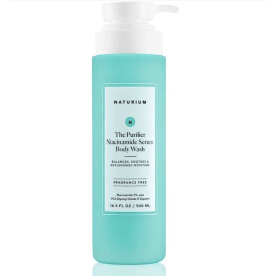 Naturium the purifier niacinamide serum body wash