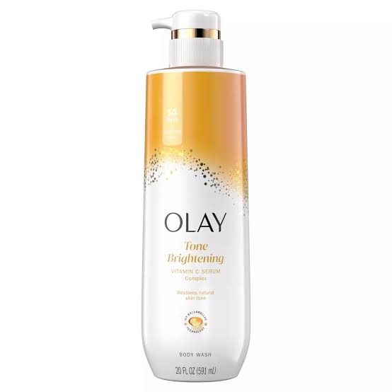 Olay tone brightening body wash