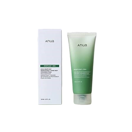 Anua heartleaf Quercetinol pore deep cleansing foam