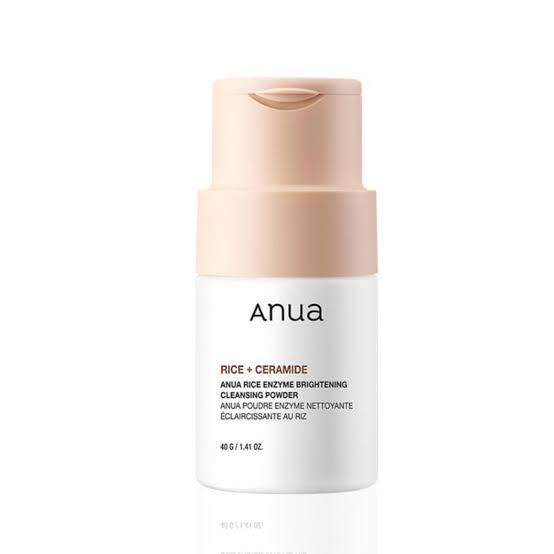 Anua rice + ceramide, Anua rice enzyme brightening cleansing powder 40g