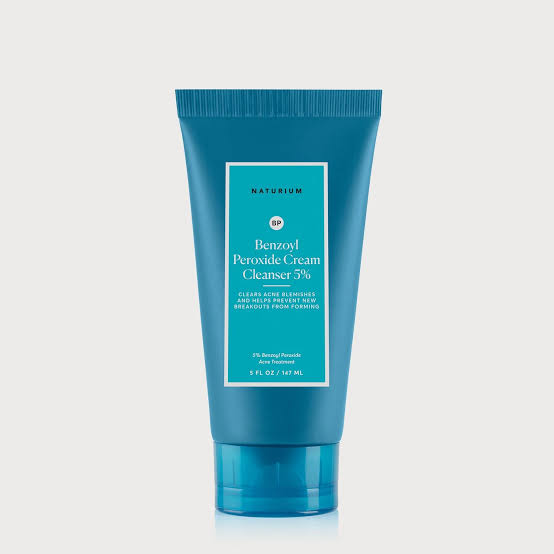 Naturium Benzoyl peroxide cream cleanser 5%