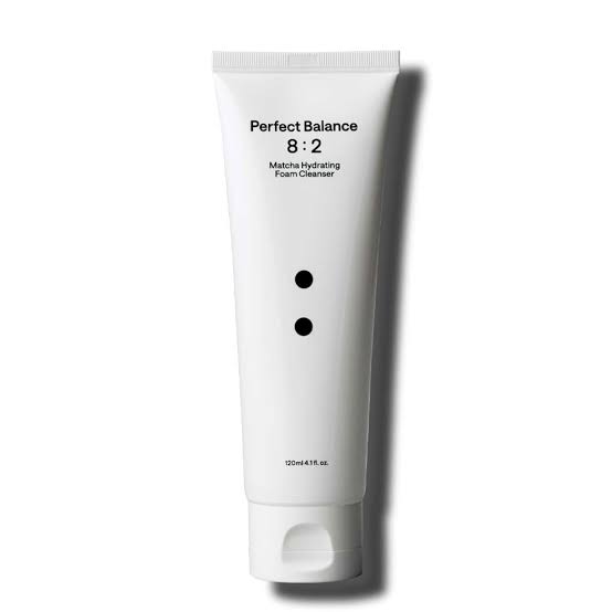 perfect balance matcha hydrating foam cleanser