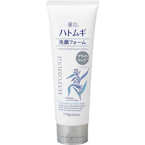 Hatomugi bright up facial foam