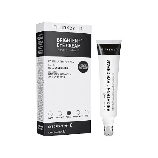 The inkey list brighten eye cream 15ml