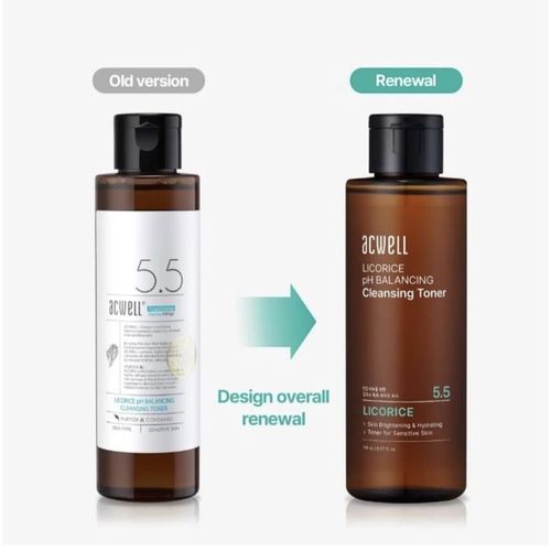Acwell licorice pH balancing cleansing toner 150ml