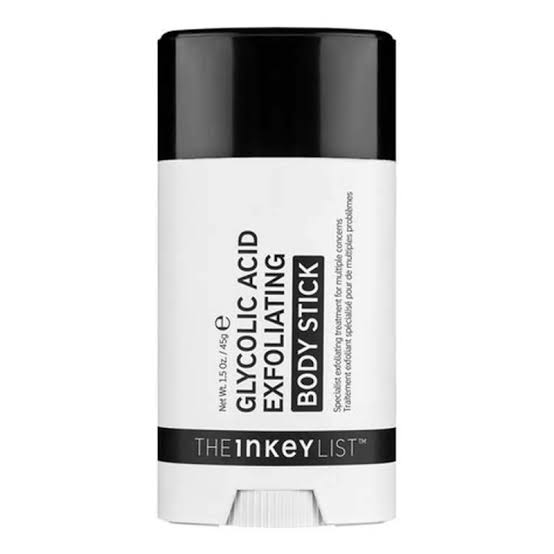 The inkey list glycolic acid exfoliating body stick 45g