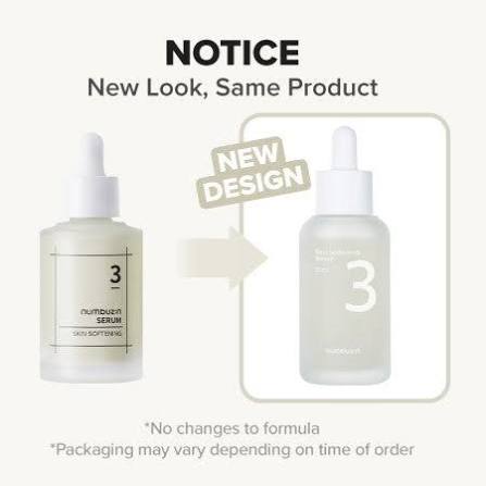 numbuzin No 3 skin softening serum 50ml