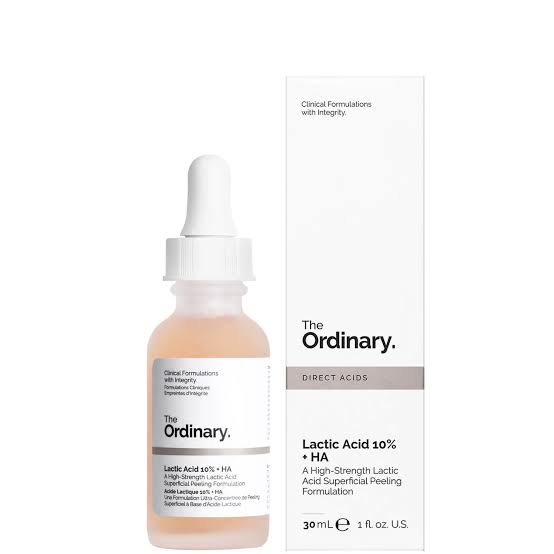 The ordinary lactic acid 10% + HA